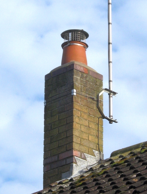 Chimney lined during installation of Woodwarm Pheonix Firebright inset stove