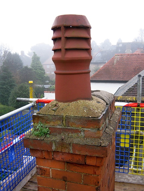 Chimney in need of repair and installation of new chimney pots by Fotheringhay Woodburners