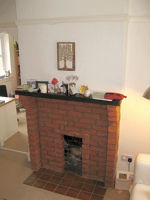 Old ugly fireplace which will be removed and rebuilt in the original Victorian style by Fotheringhay Woodburners