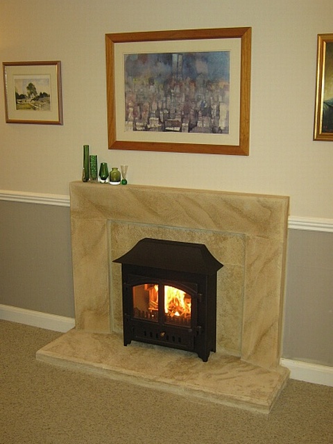 New efficient Woodwarm stove installed by Fotheringhay Woodburners