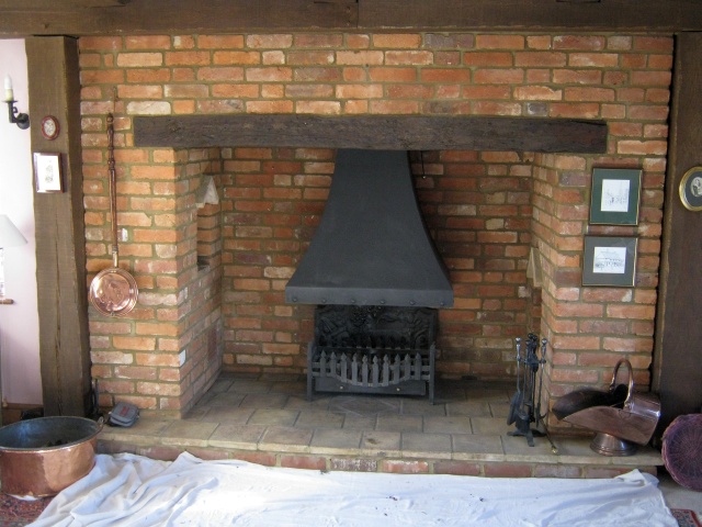 Old inefficient open fire replaced with new Jotul F3 multifuel stove by Fotheringhay Woodburners